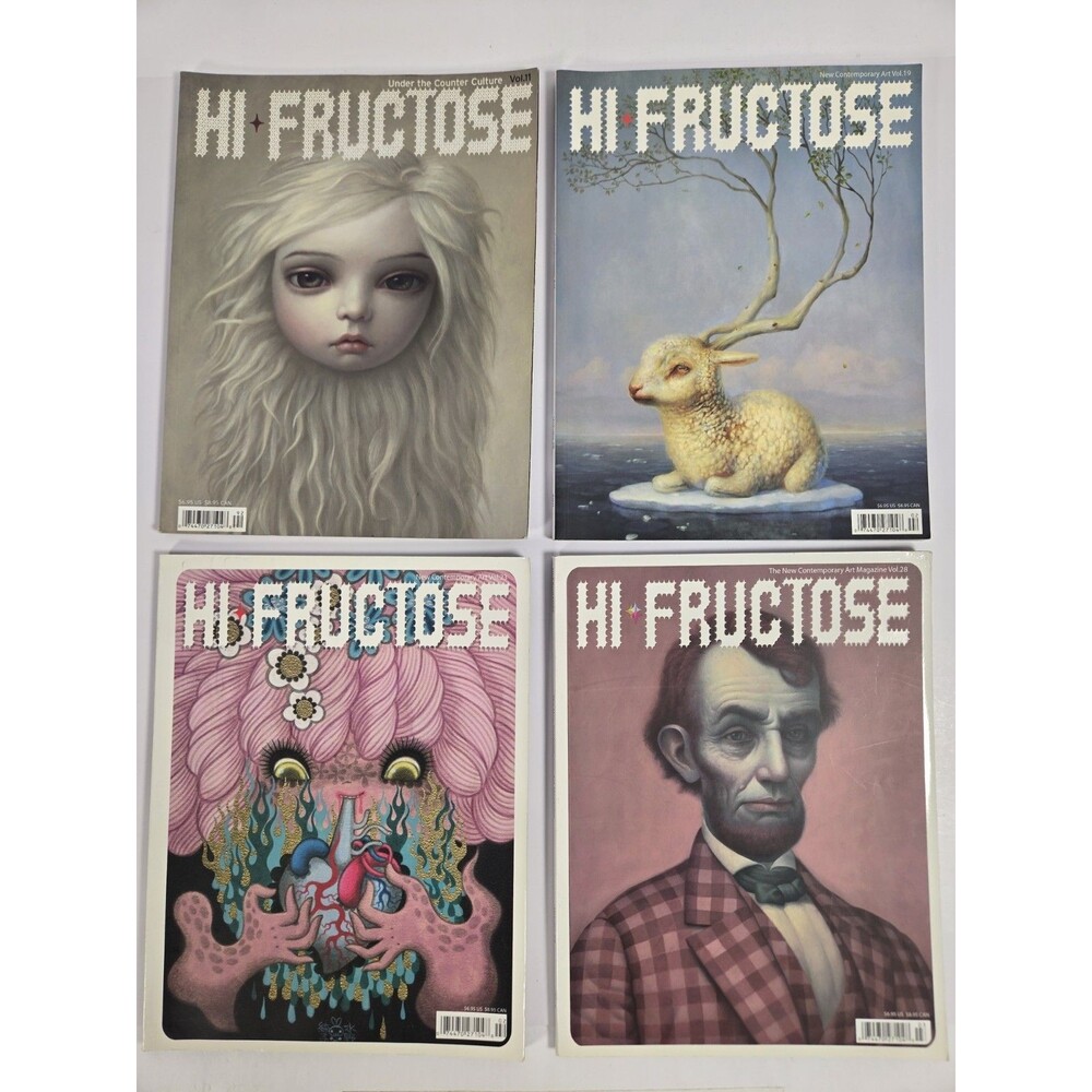 Hi-Fructose Art Magazine Lot 4 Vol 11 19 23 28 Mark Ryden Junko Mizuno